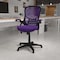 Flash Furniture Office Chair, Mesh, Purple HL-0016-1-BK-PUR-GG - alternate 1